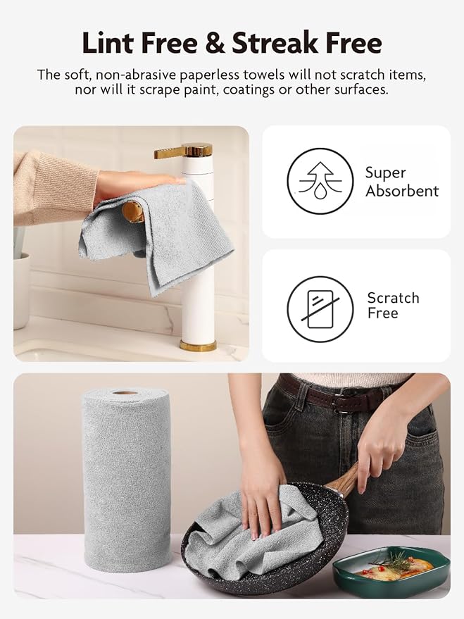 PREMIUM Ultra Soft Oil absorbing Microfiber Cleaning Cloth (25 Sheets)............Ultra soft cleaning cloth